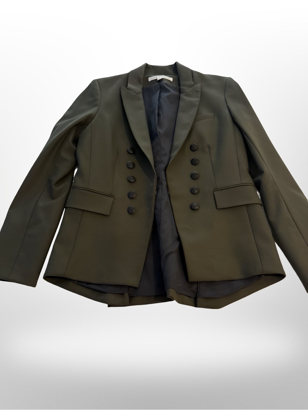 Veronica Beard Olive Green Miller Dickey Jacket